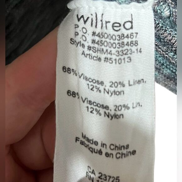 Aritzia Wilfred | Blanchard Sweater linen blend Italian fabrics - Picture 5 of 5